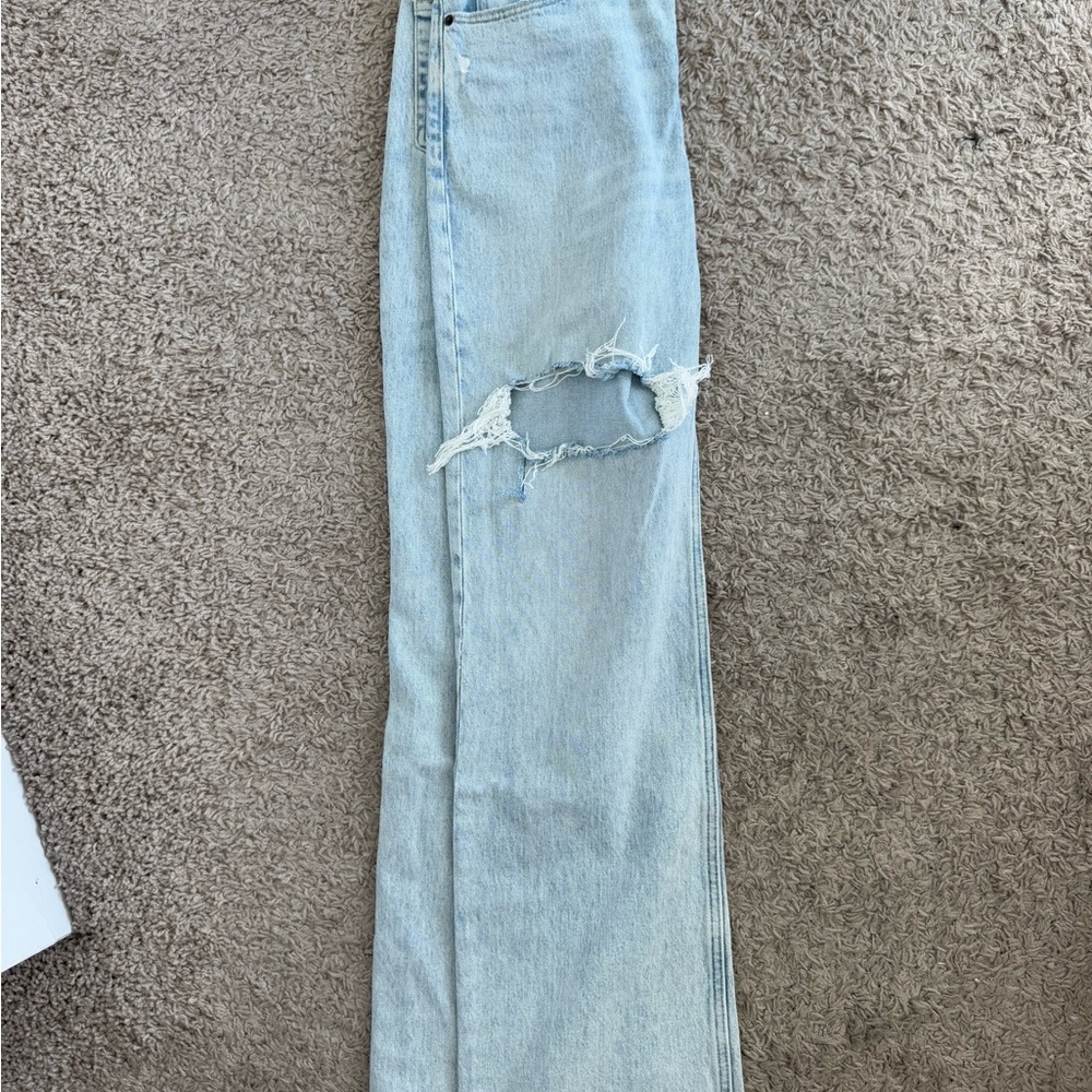 Abercrombie & Fitch Light Blue Straight Leg Jeans